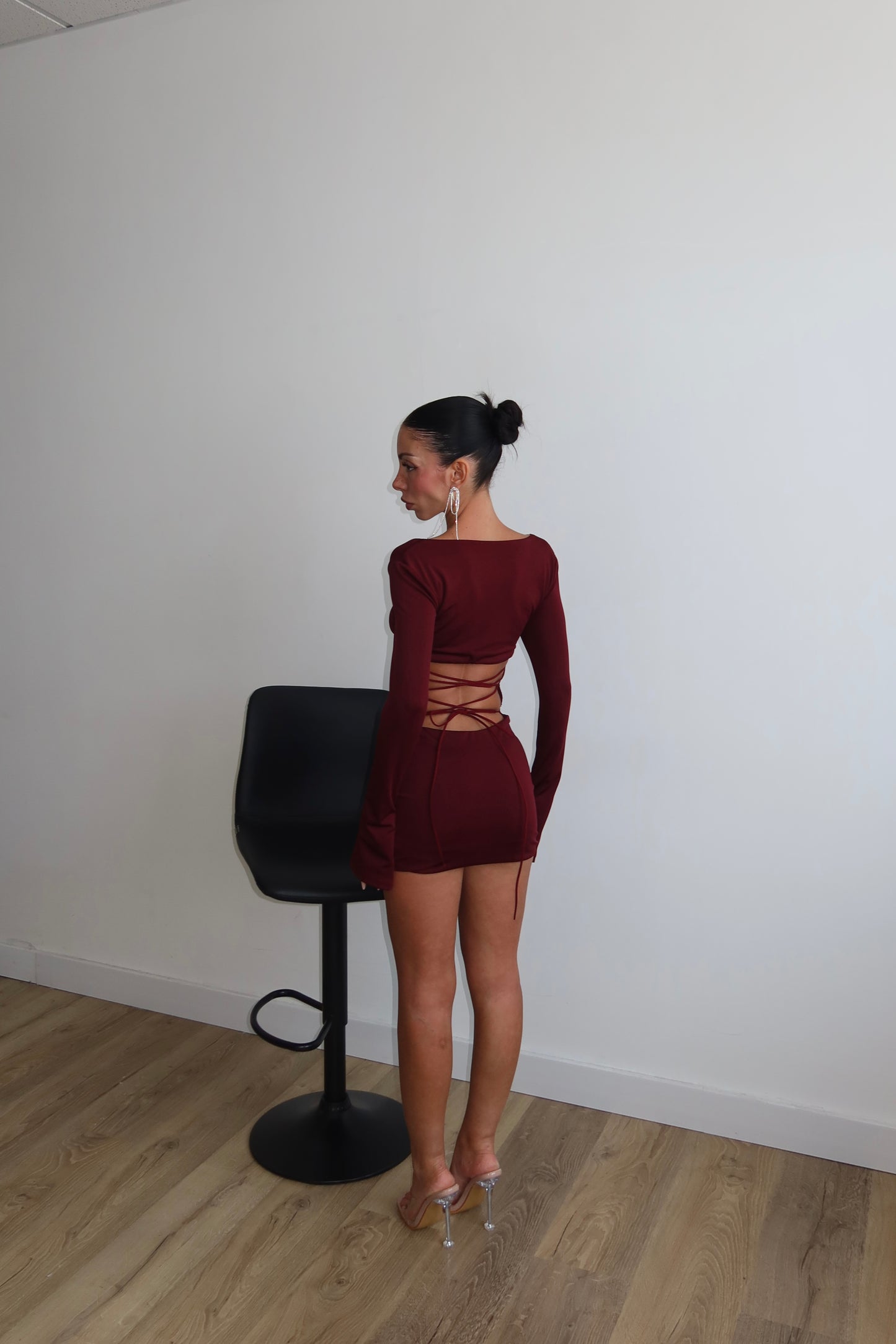 Dress MIRTHA bordeaux