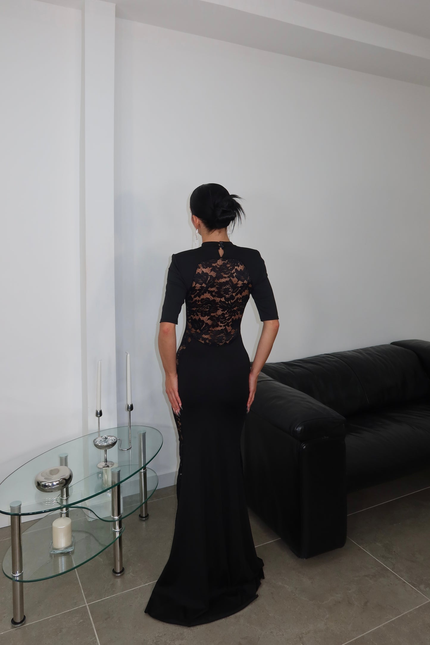 LongDress CHANTAL nero