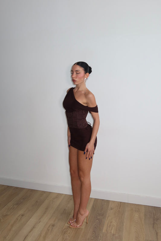 MiniDress LOYAL choco