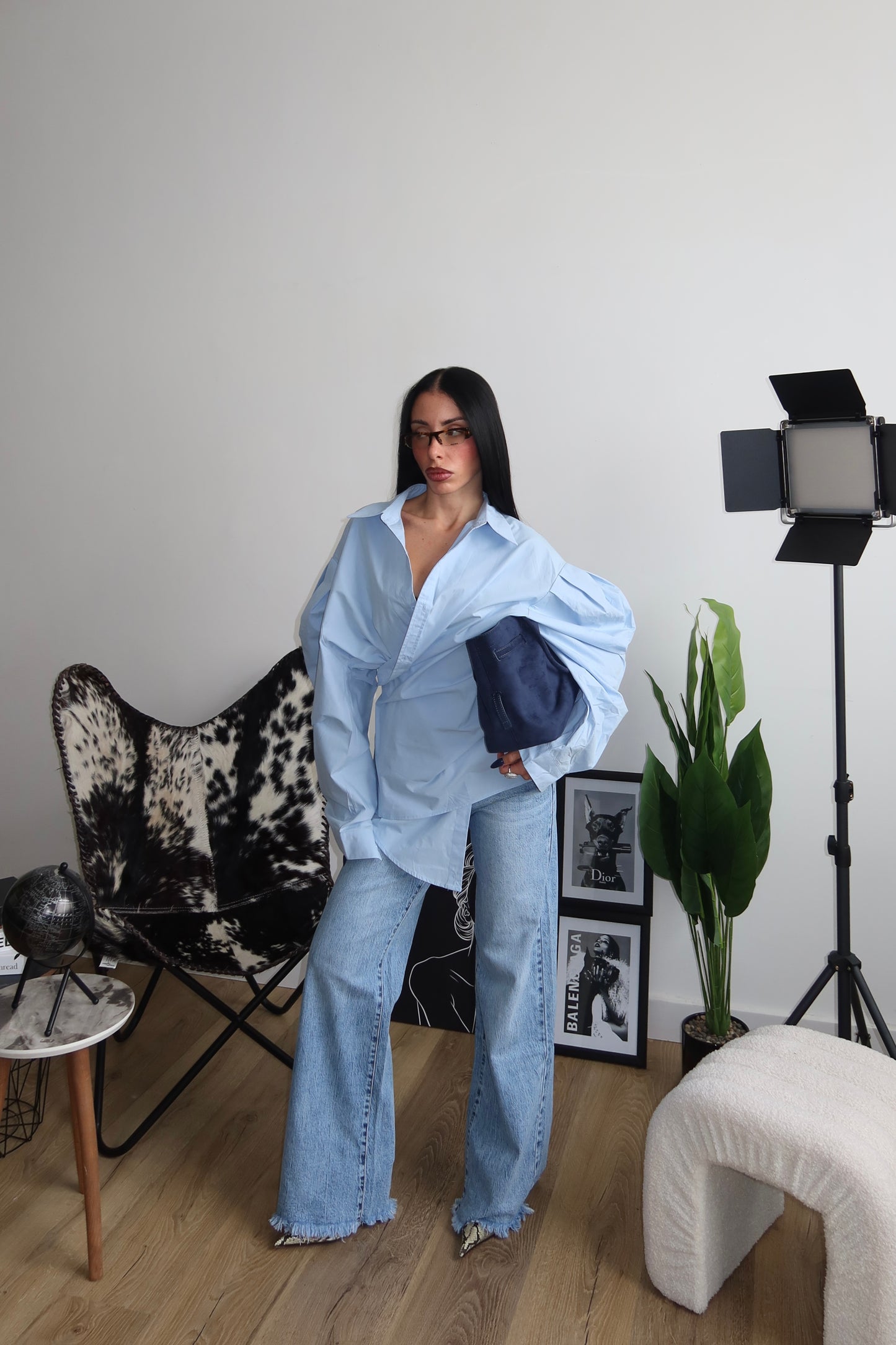 Camicia ASYLUM 2.0 azzurro