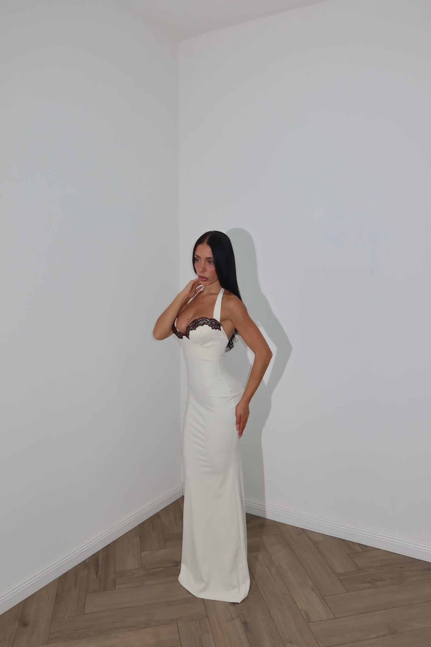 Longdress BERNADETTE PIZZO panna
