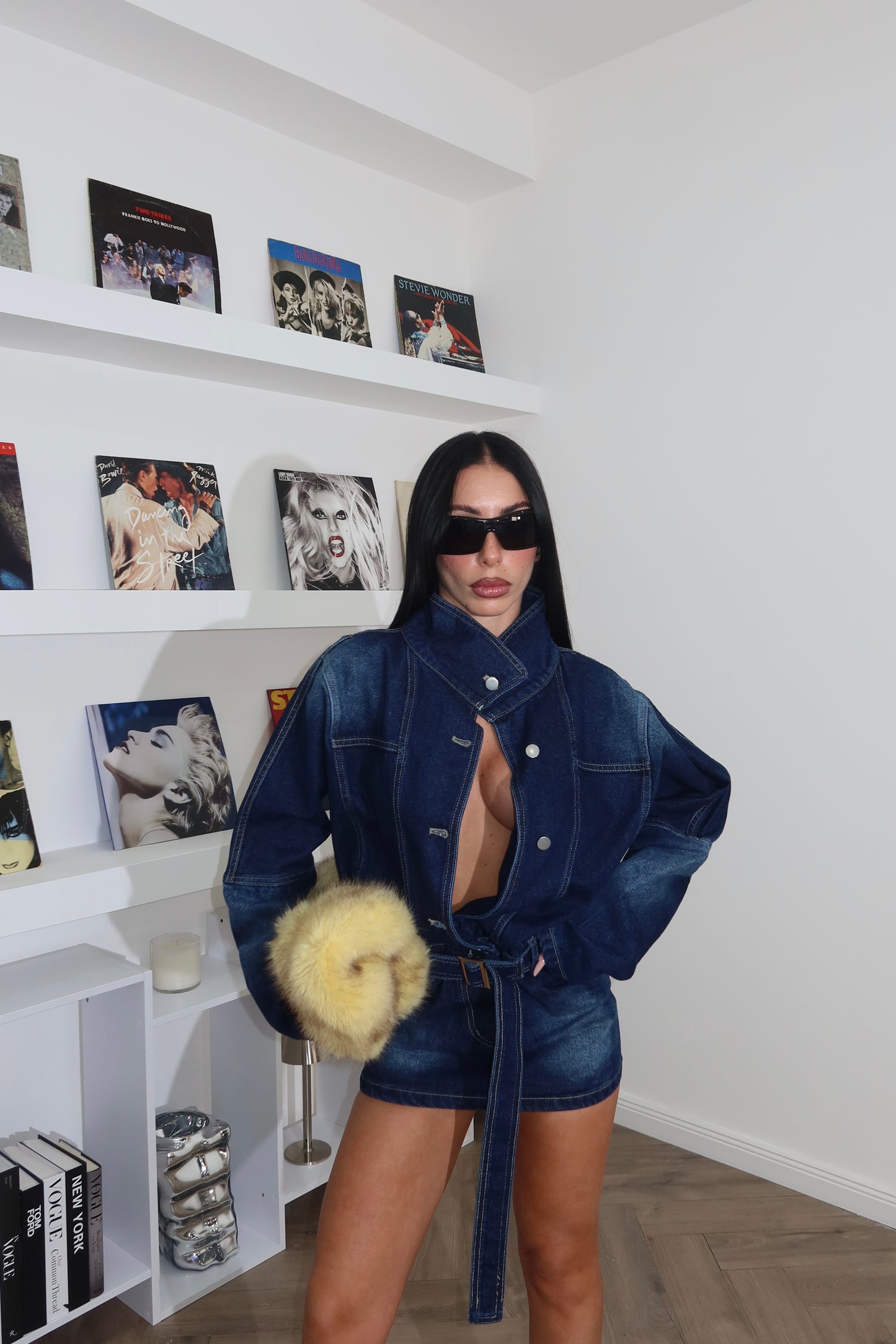 Dress RIHANNA dark denim
