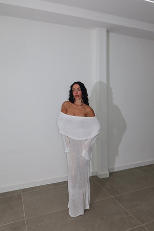 Longdress EUNICE bianco