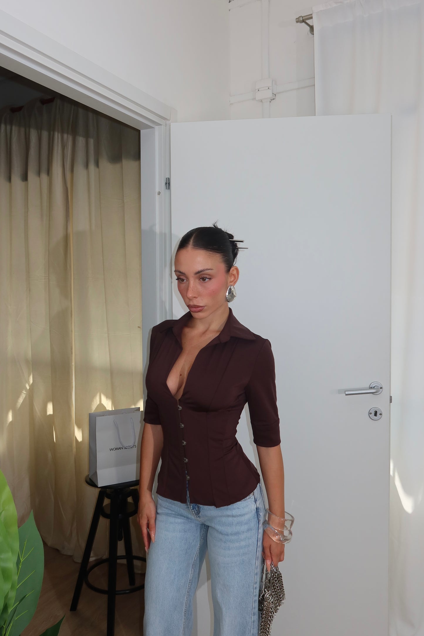 Camicia BUSTINO choco