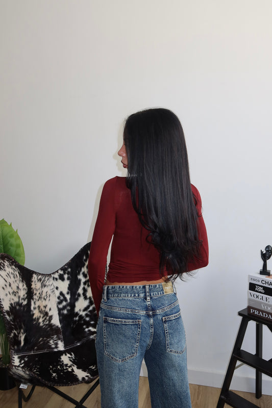 Maglia VALERIA bordeaux