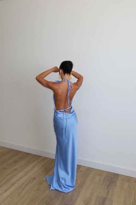 LongDress BERTA celeste