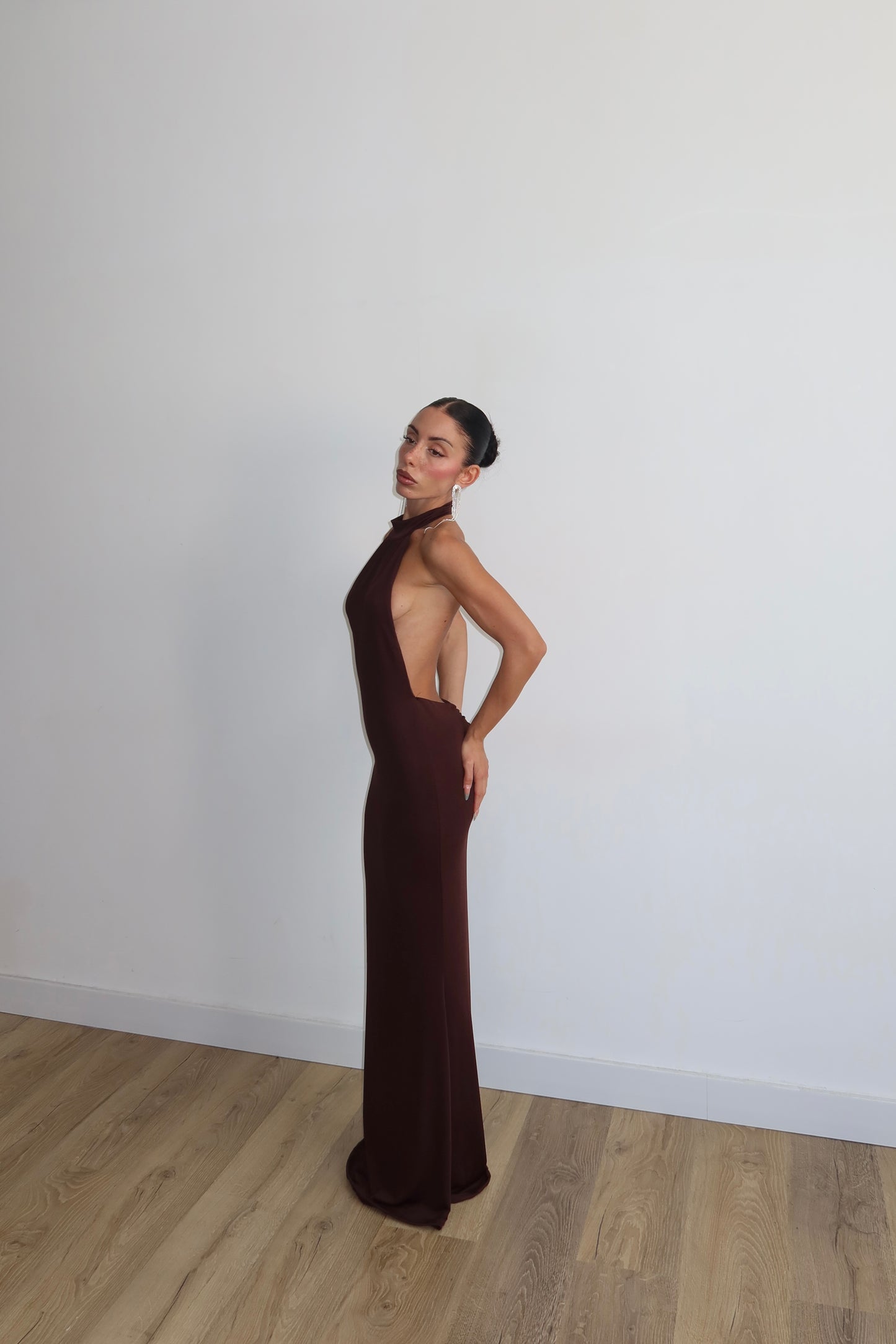 LongDress BERNICE choco