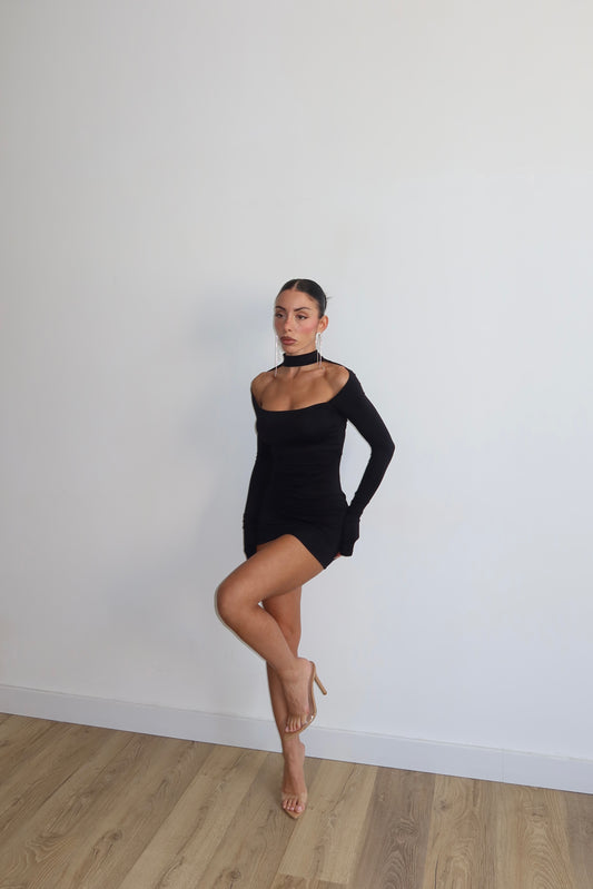 Minidress CHOCKER nero