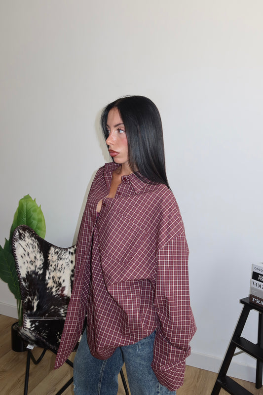 Camicia ALABAMA bordeaux