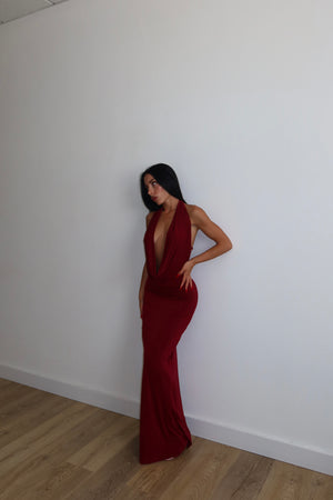 LongDress DUBAI bordeaux
