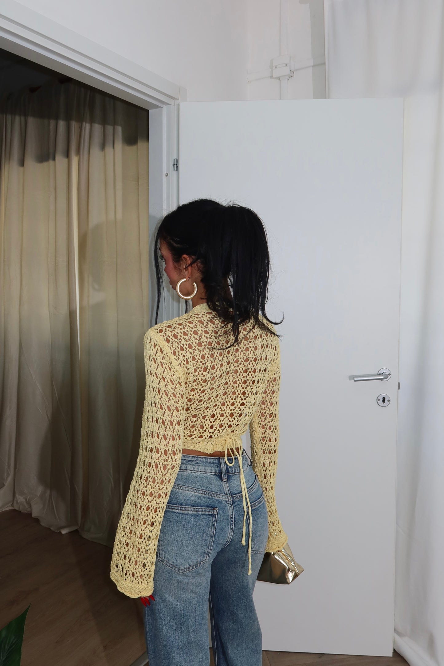 Incrociatina CROCHET giallo