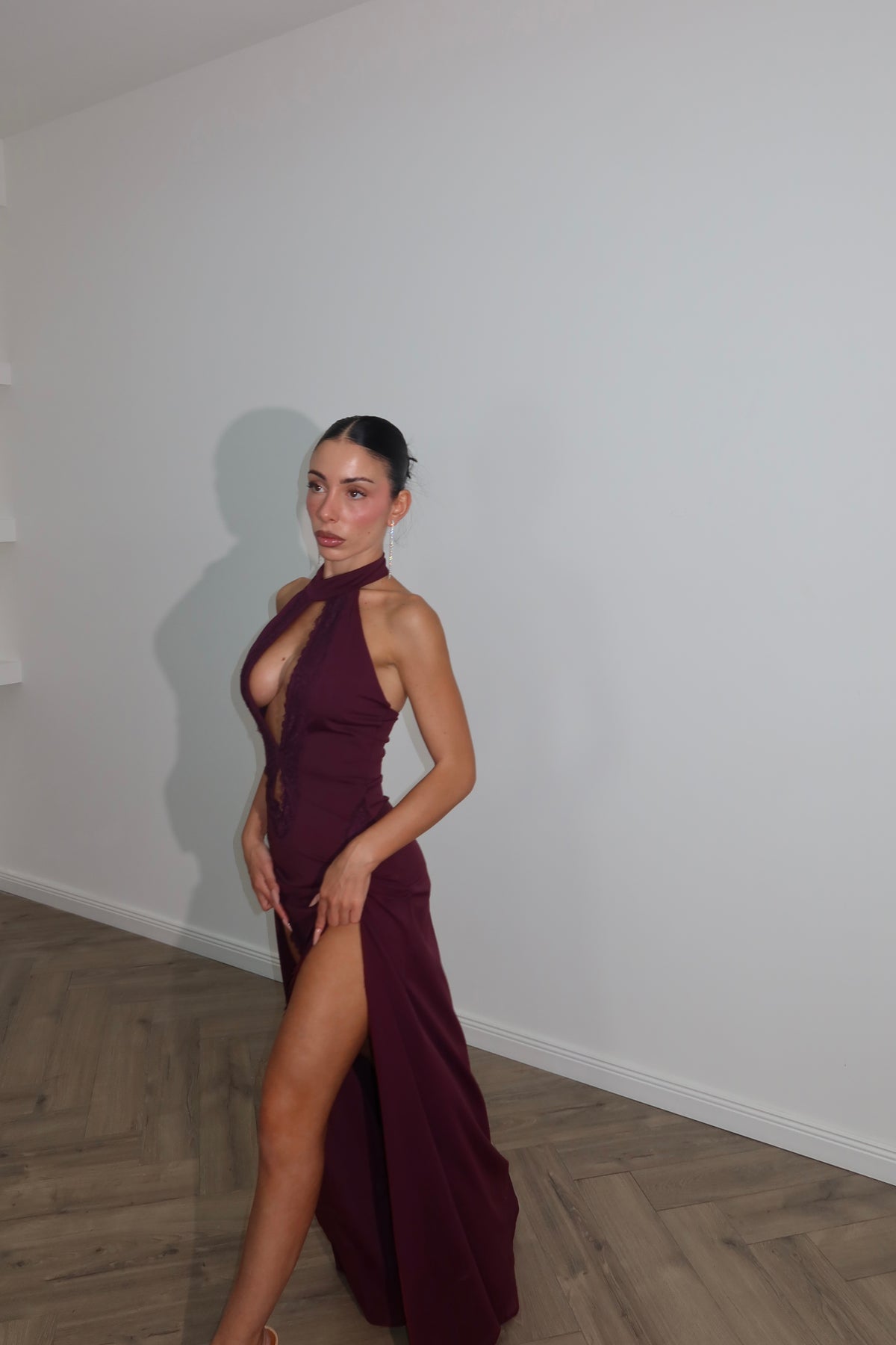 LongDress GREY’S bordeaux