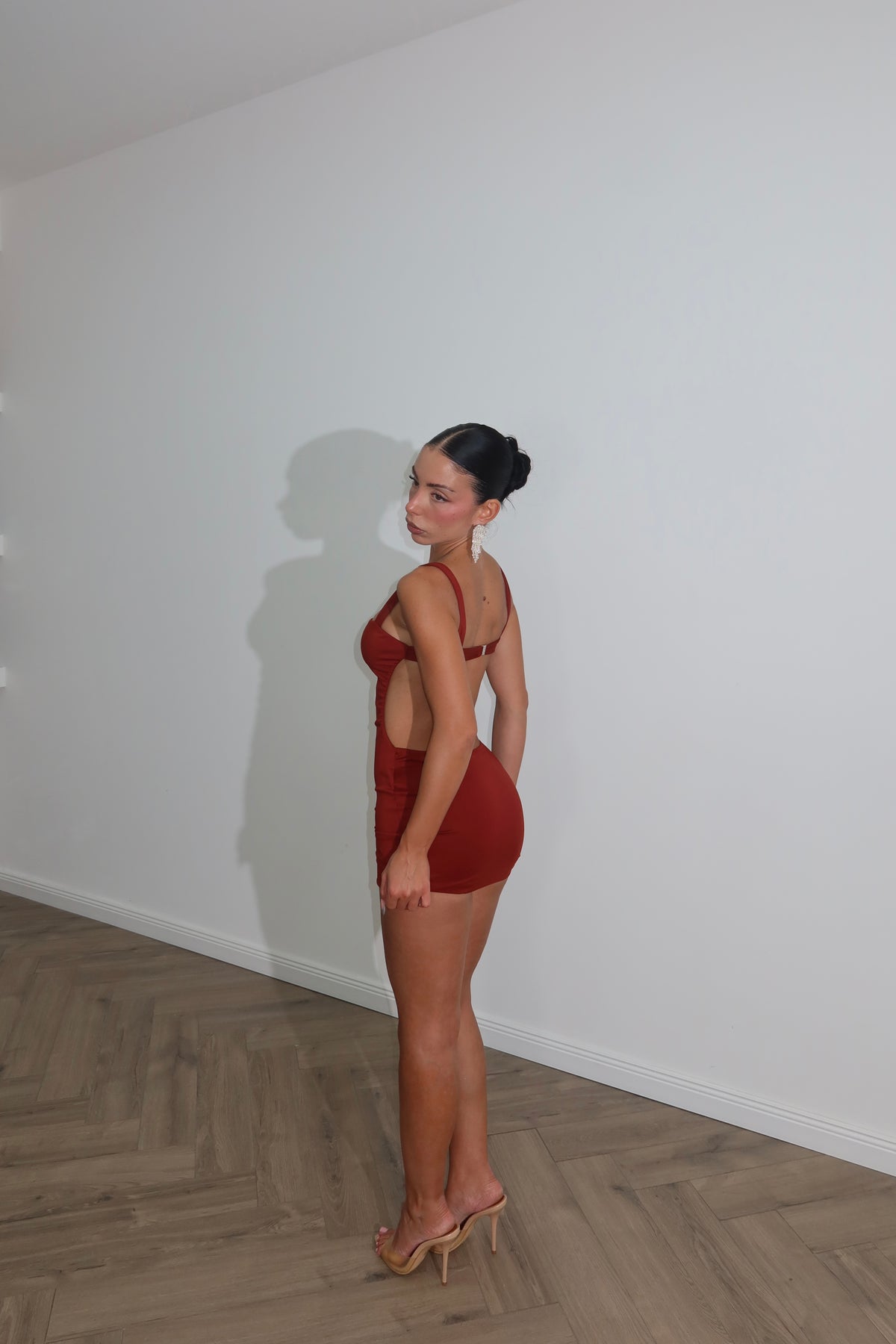 Minidress TOUCH ME ruggine