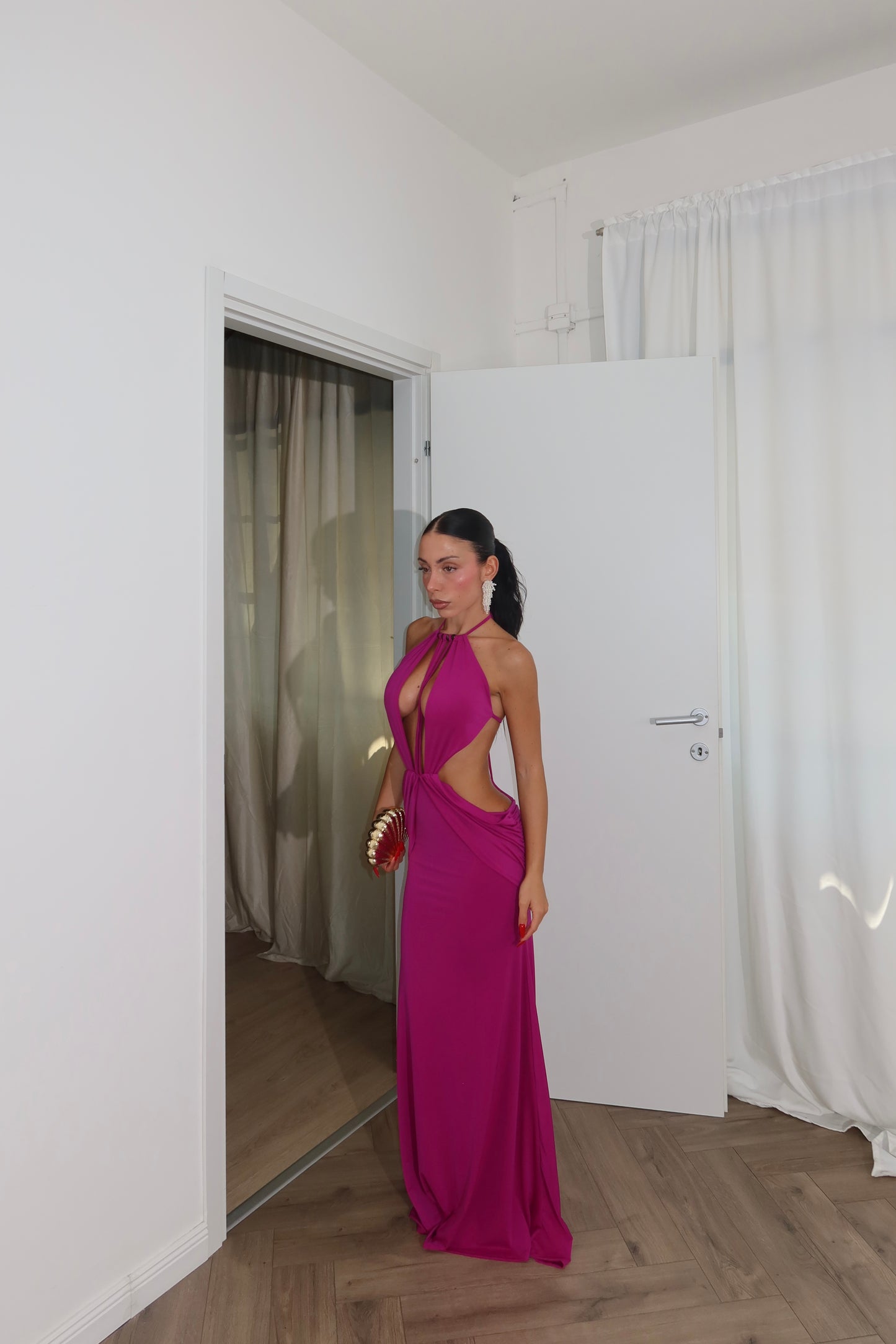 LongDress PUNTA CANA magenta