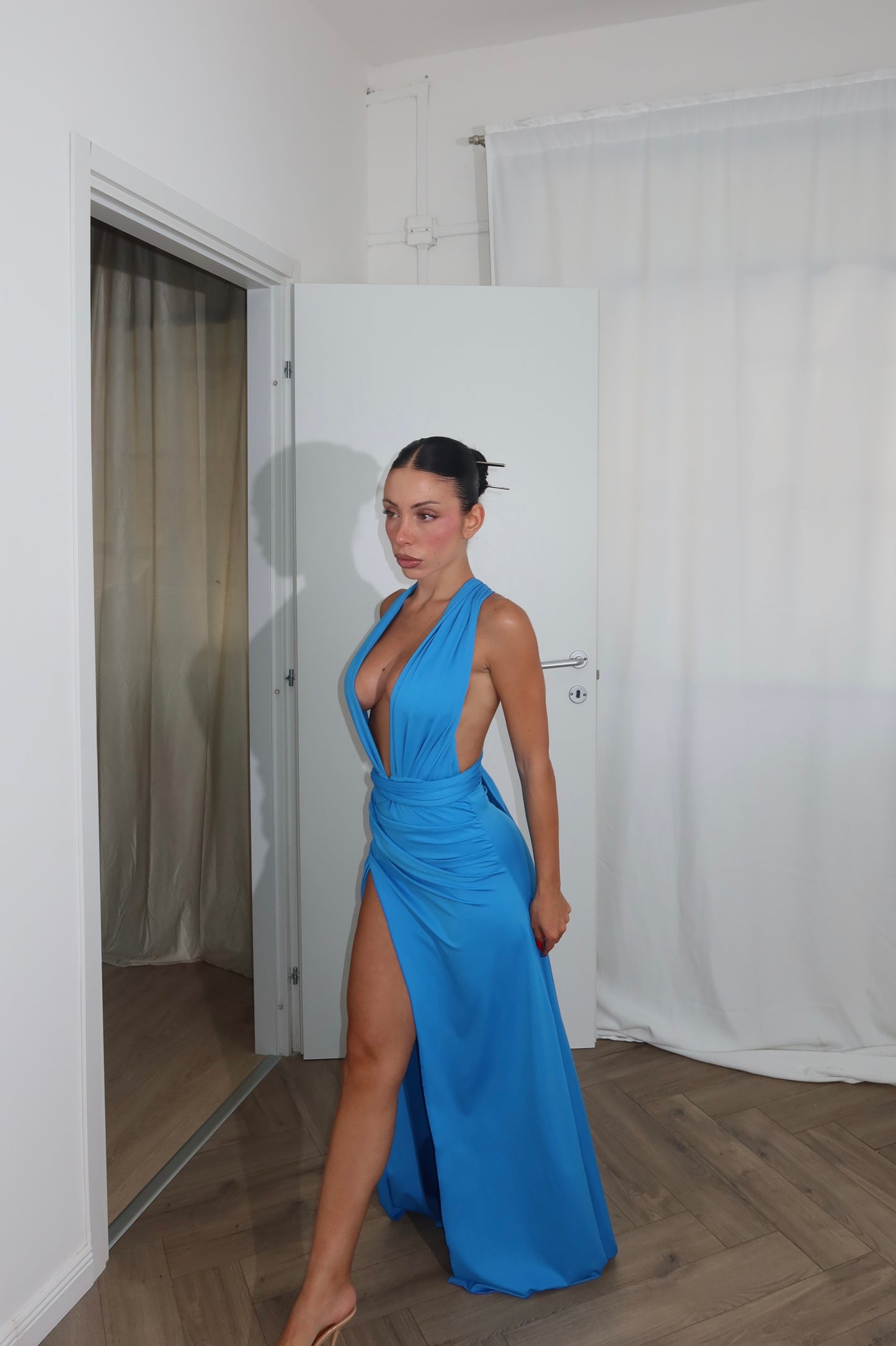 Longdress FASHION azzurro