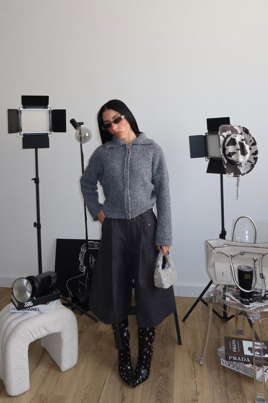 Bermuda DADDY LOVER grigio