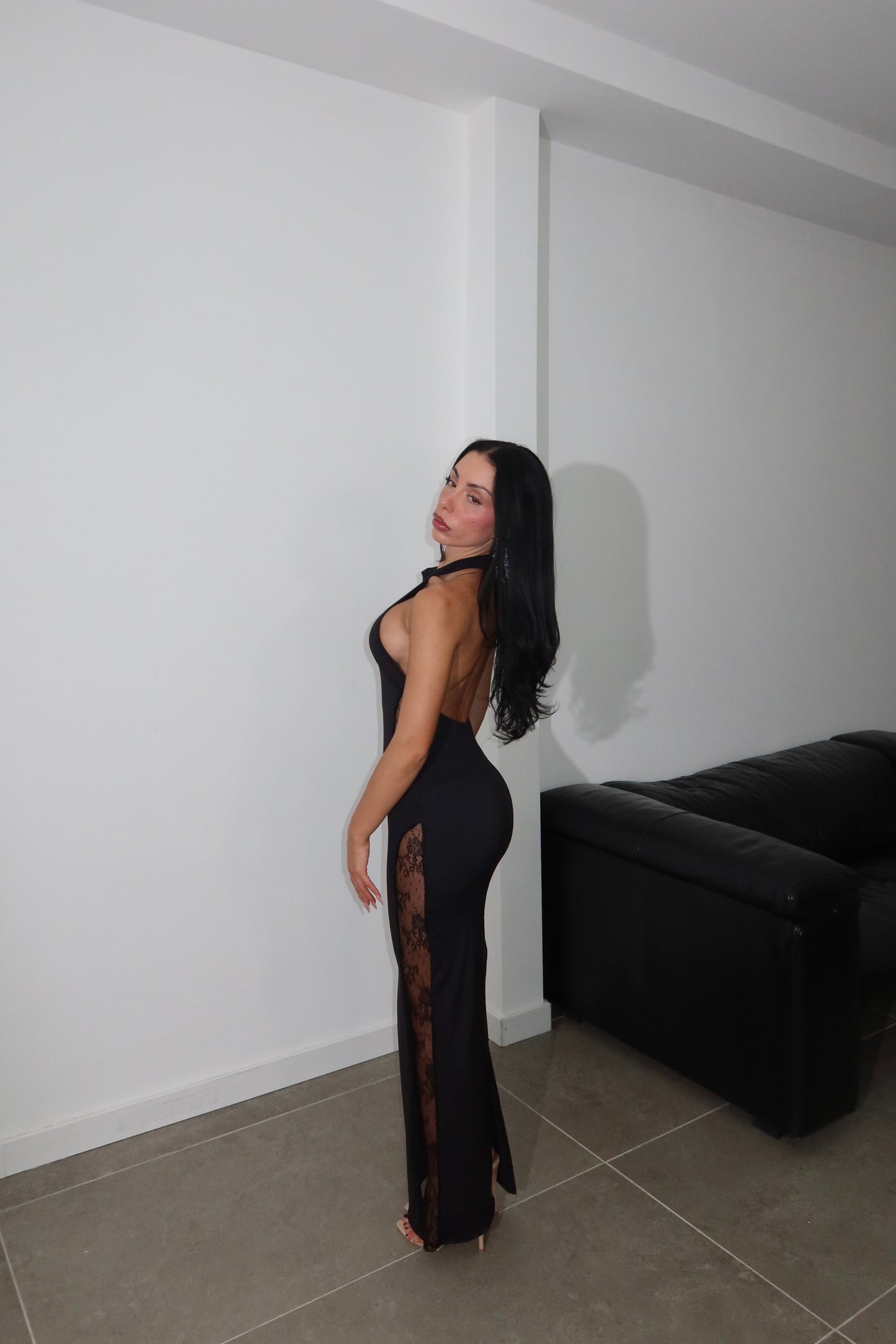 LongDress TRASPARENZE nero