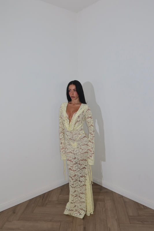 LongDress BENIDORM giallo