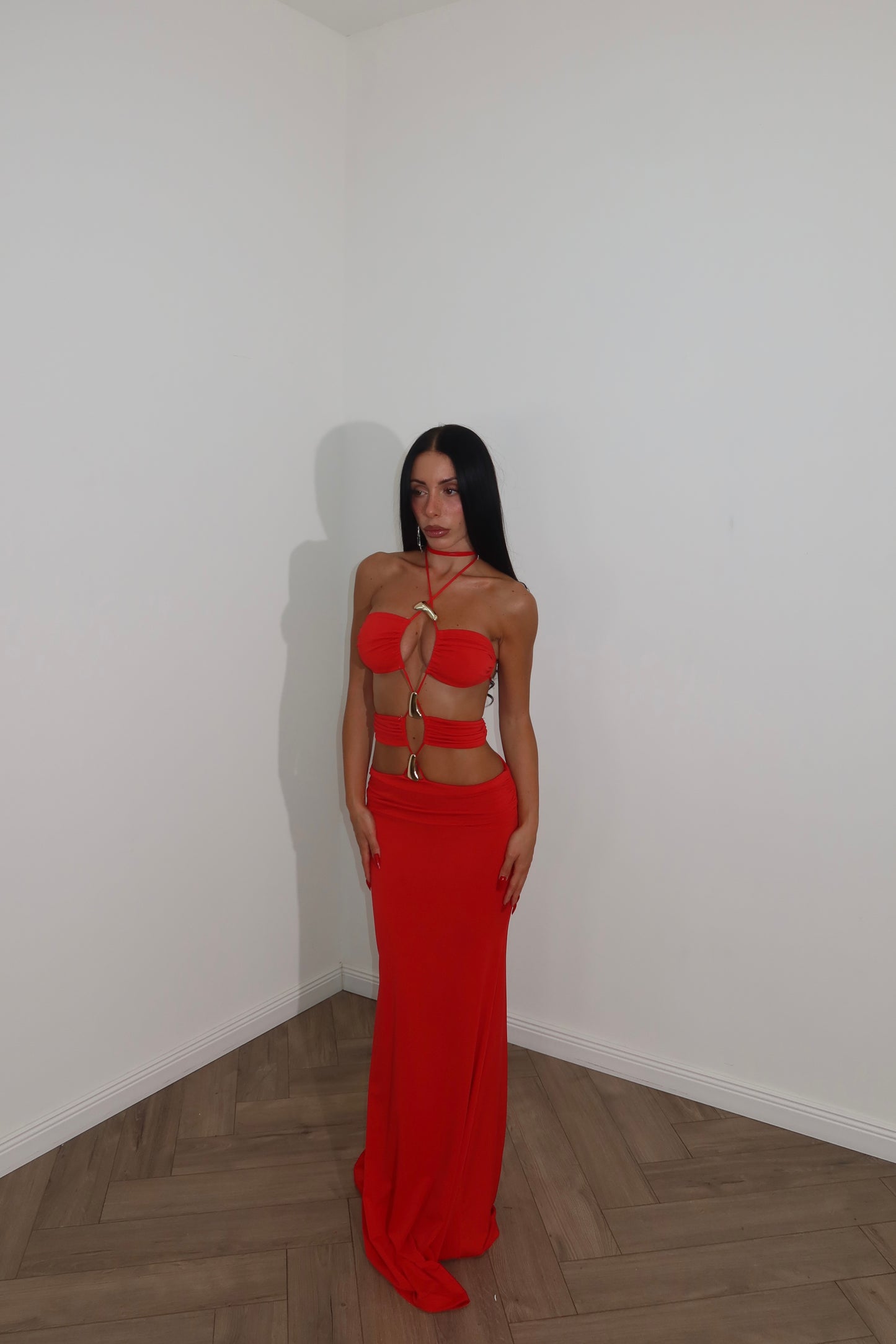 LongDress VENICE rosso