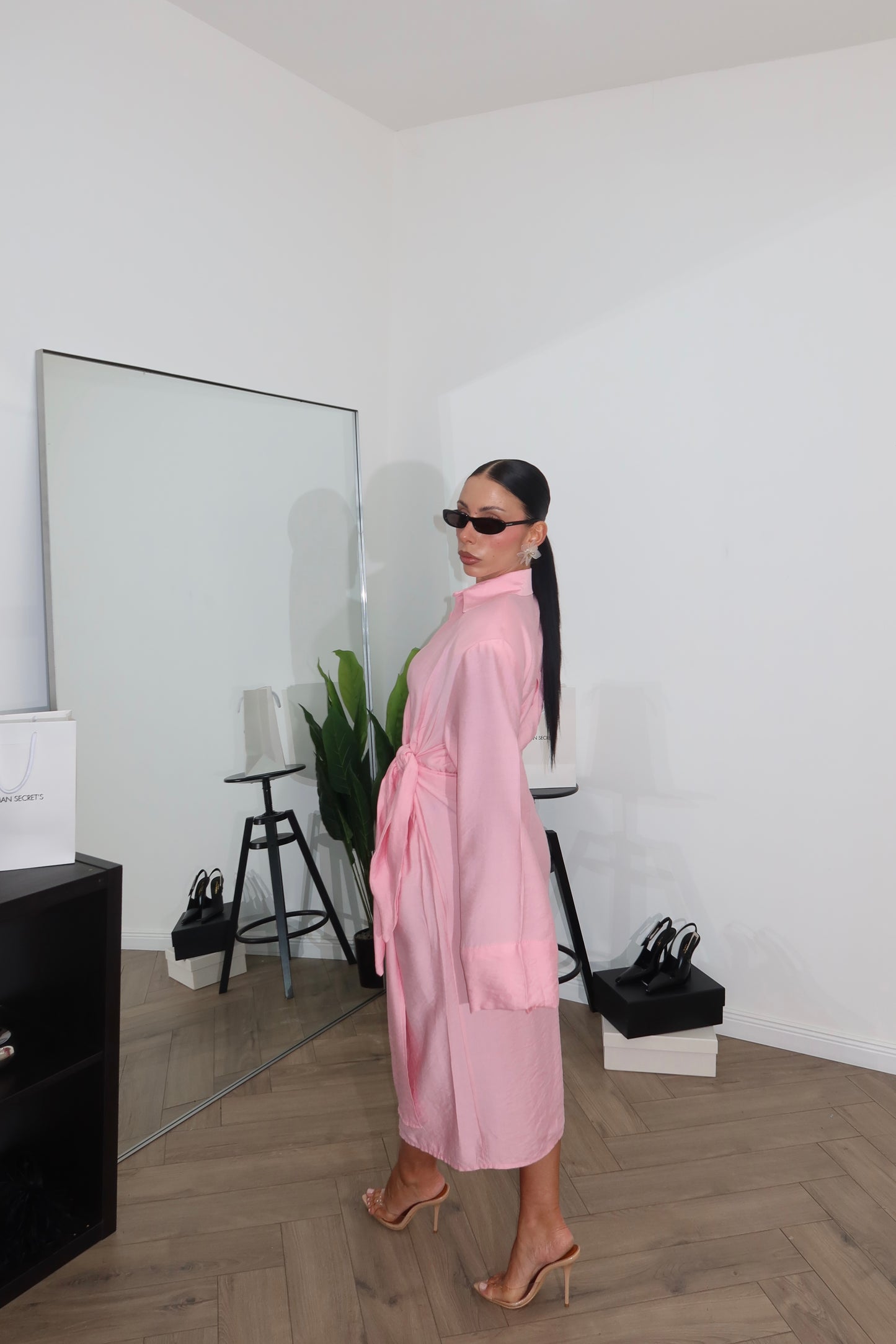 LongDress ALLISON Rosa chiaro