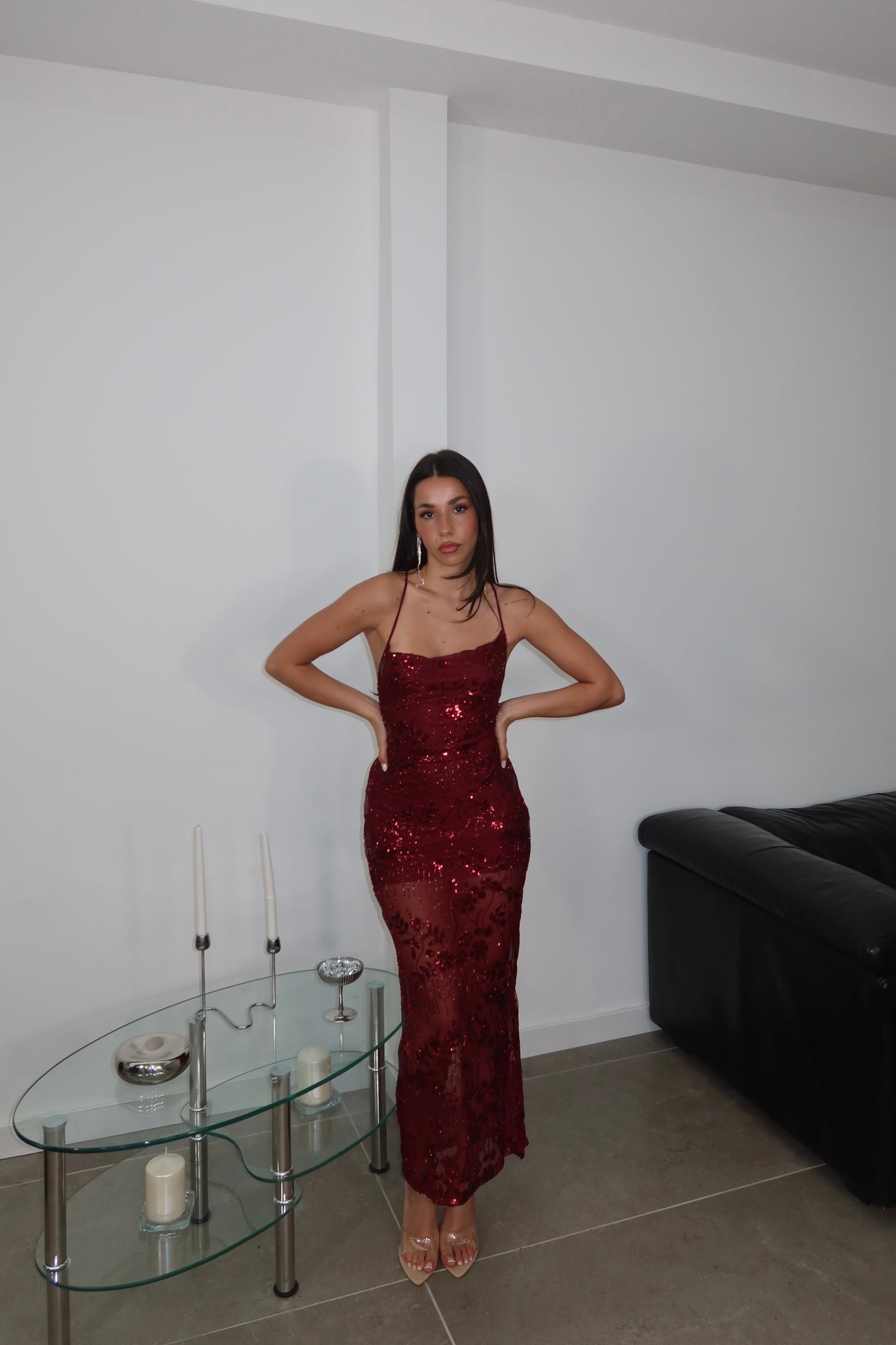 LongDress HONEY bordeaux