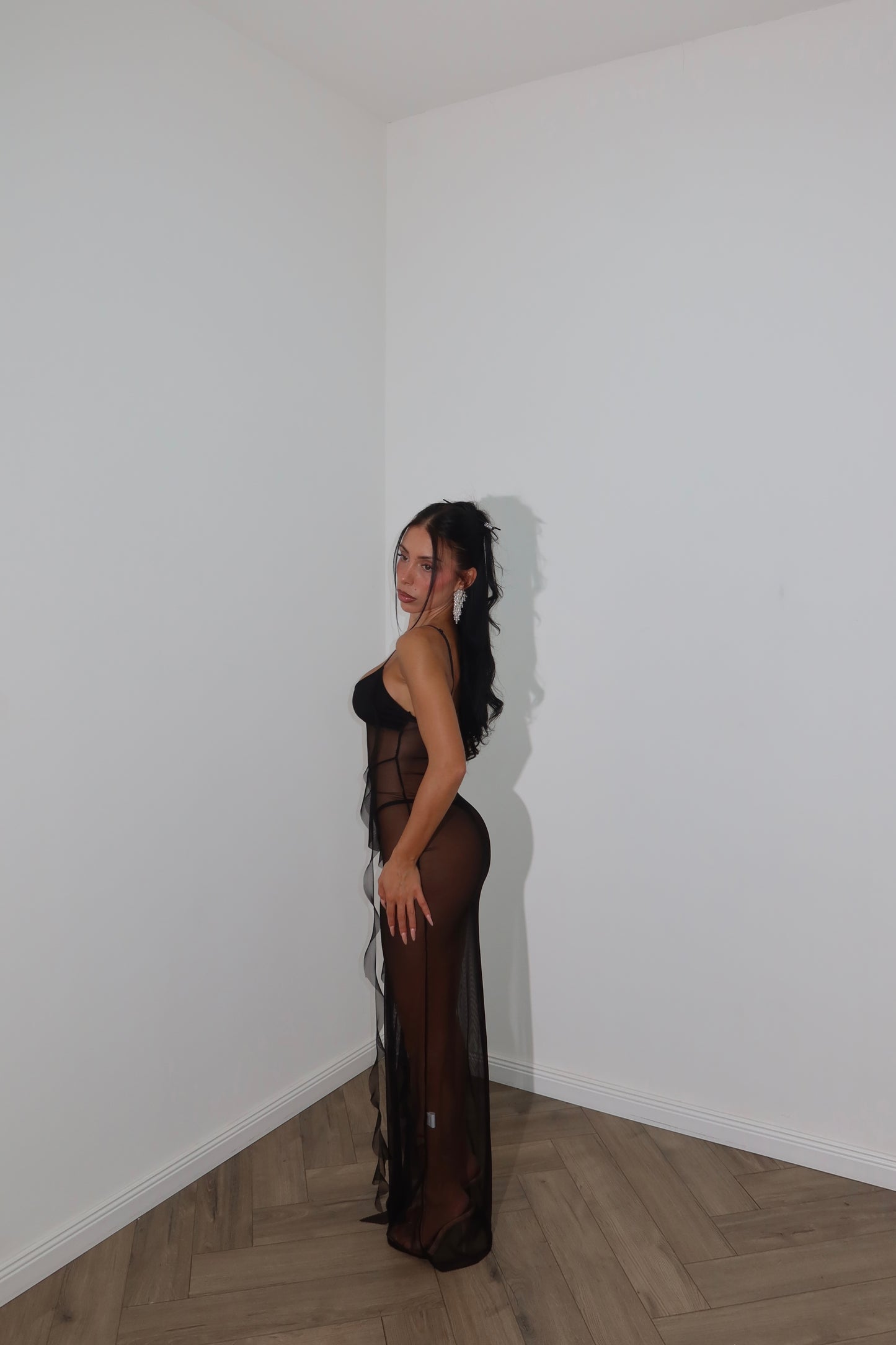 LongDress TOTAL VEIL nero