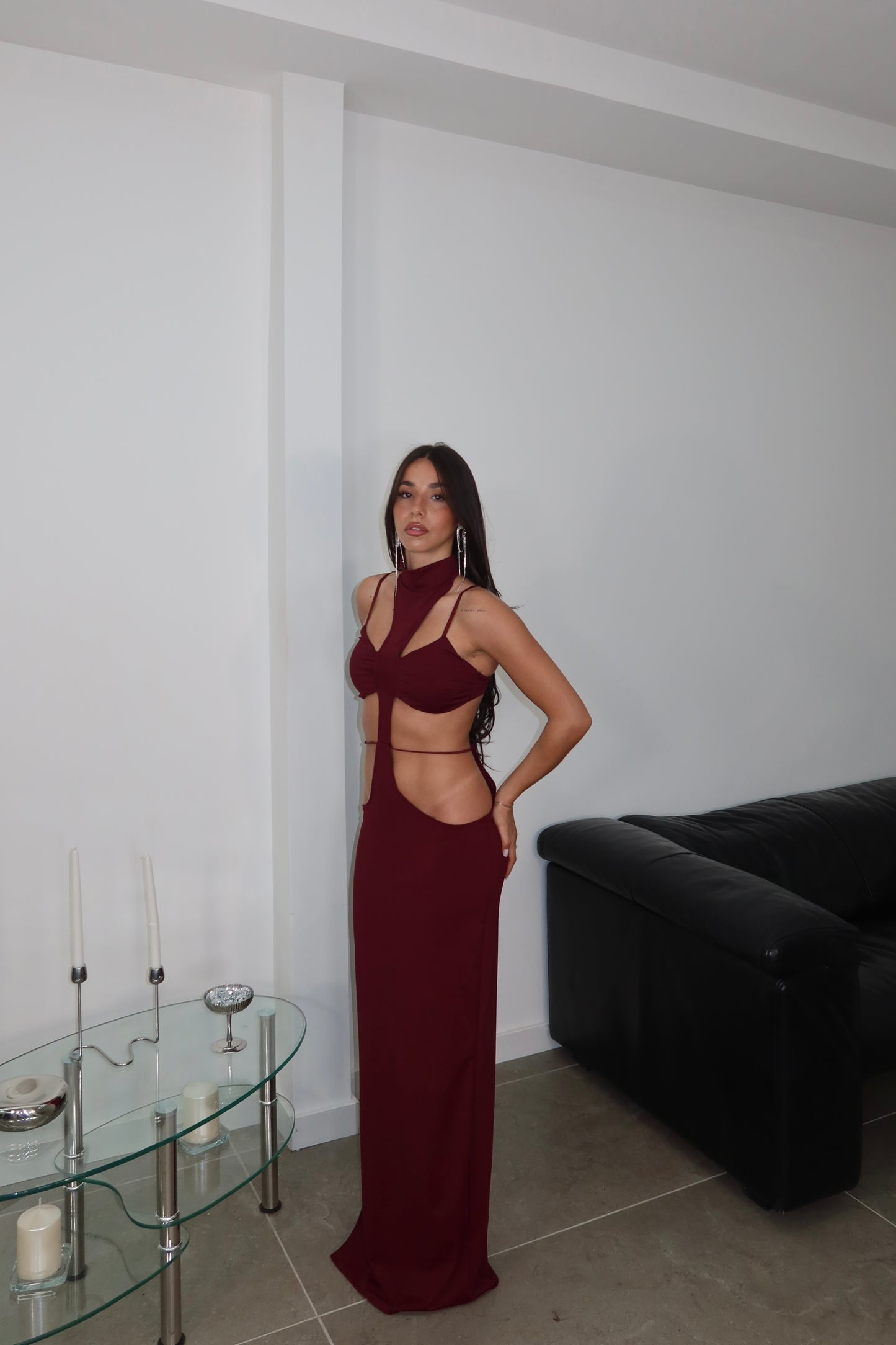LongDress GLAMOUR bordeaux