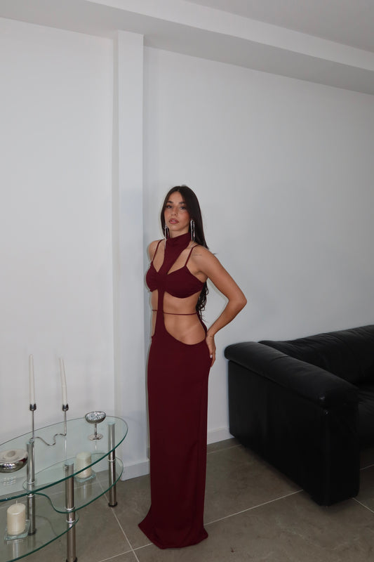 LongDress GLAMOUR bordeaux