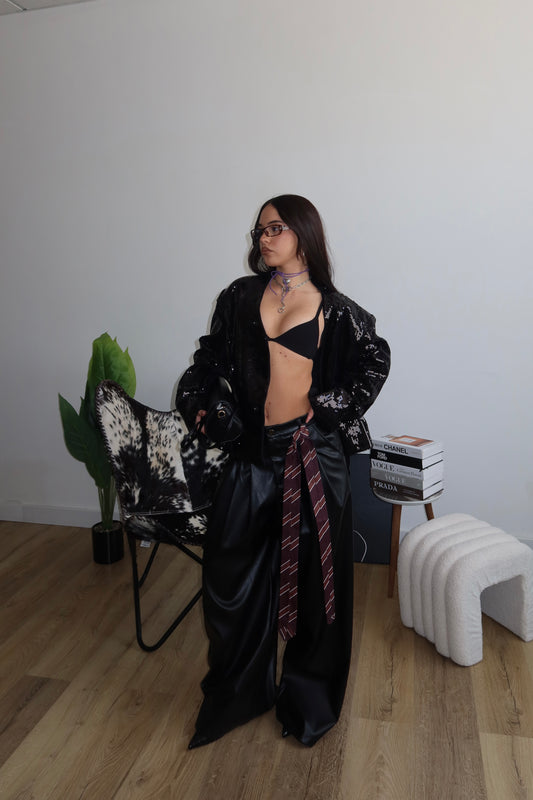 Pants TIE nero