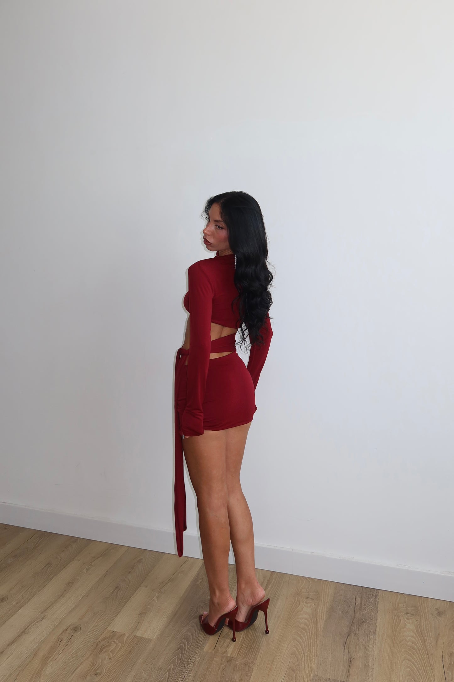 MiniDress MARGARETH bordeaux