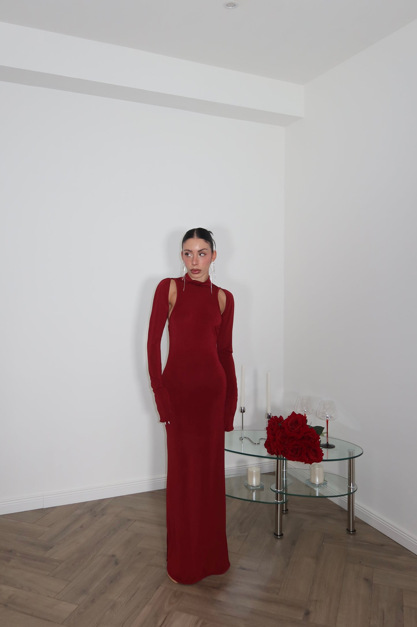LongDress LEONIDA bordeaux