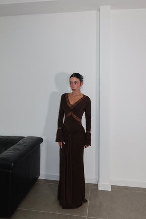 LongDress PRAY choco