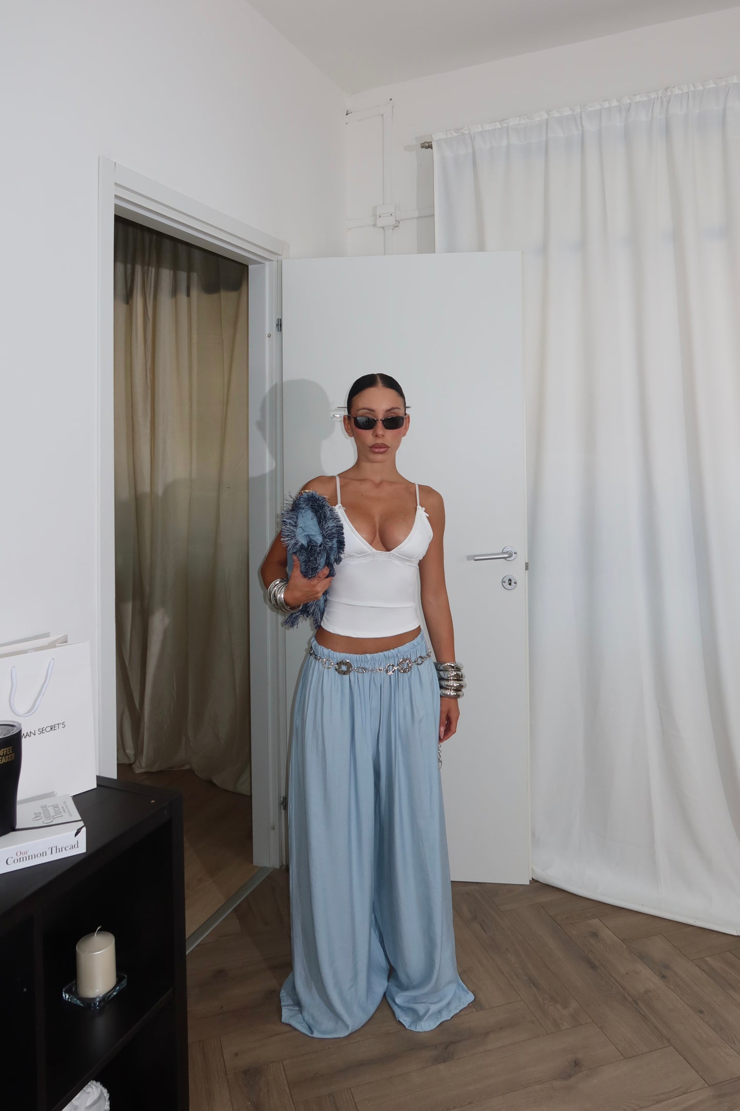 Pants FRESCO azzurro