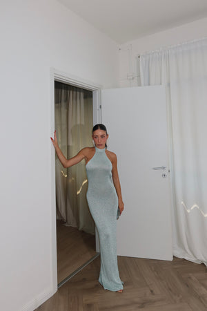 LongDress SAMARA verde Tiffany