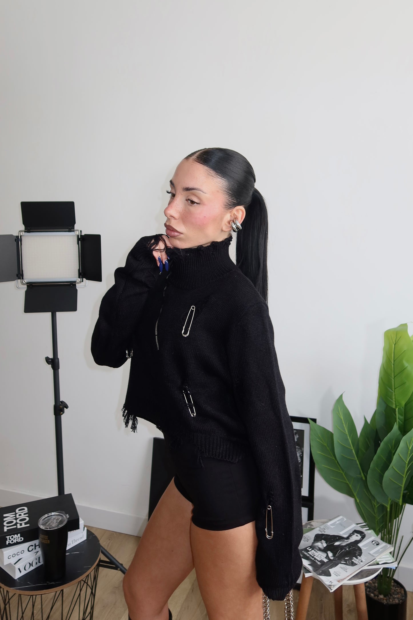 MiniShort ESTER nero