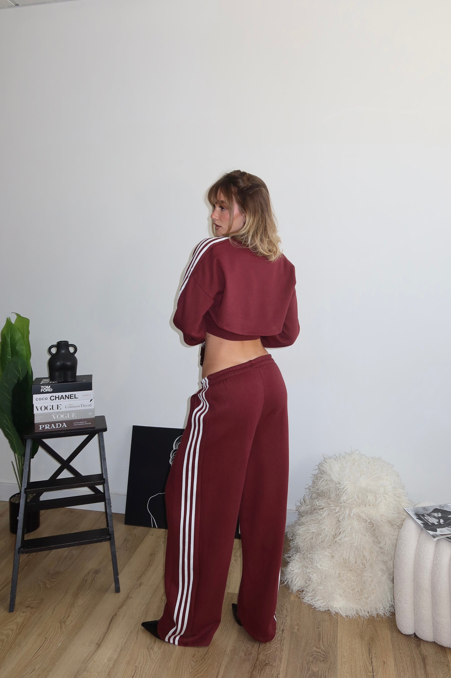 Cordset 3 LINES bordeaux