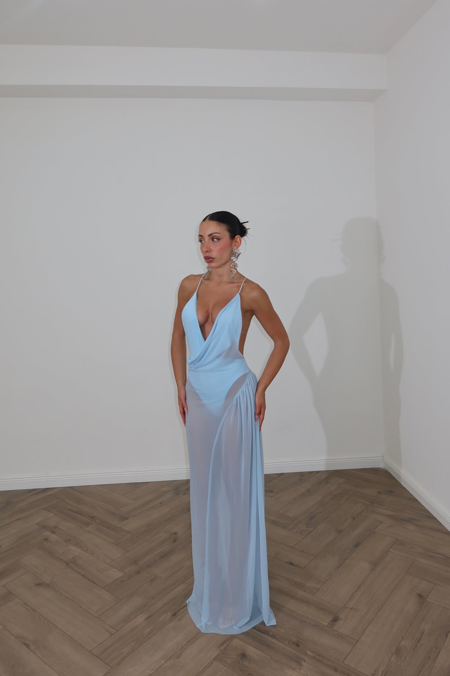 LongDress ARMONIA azzurro