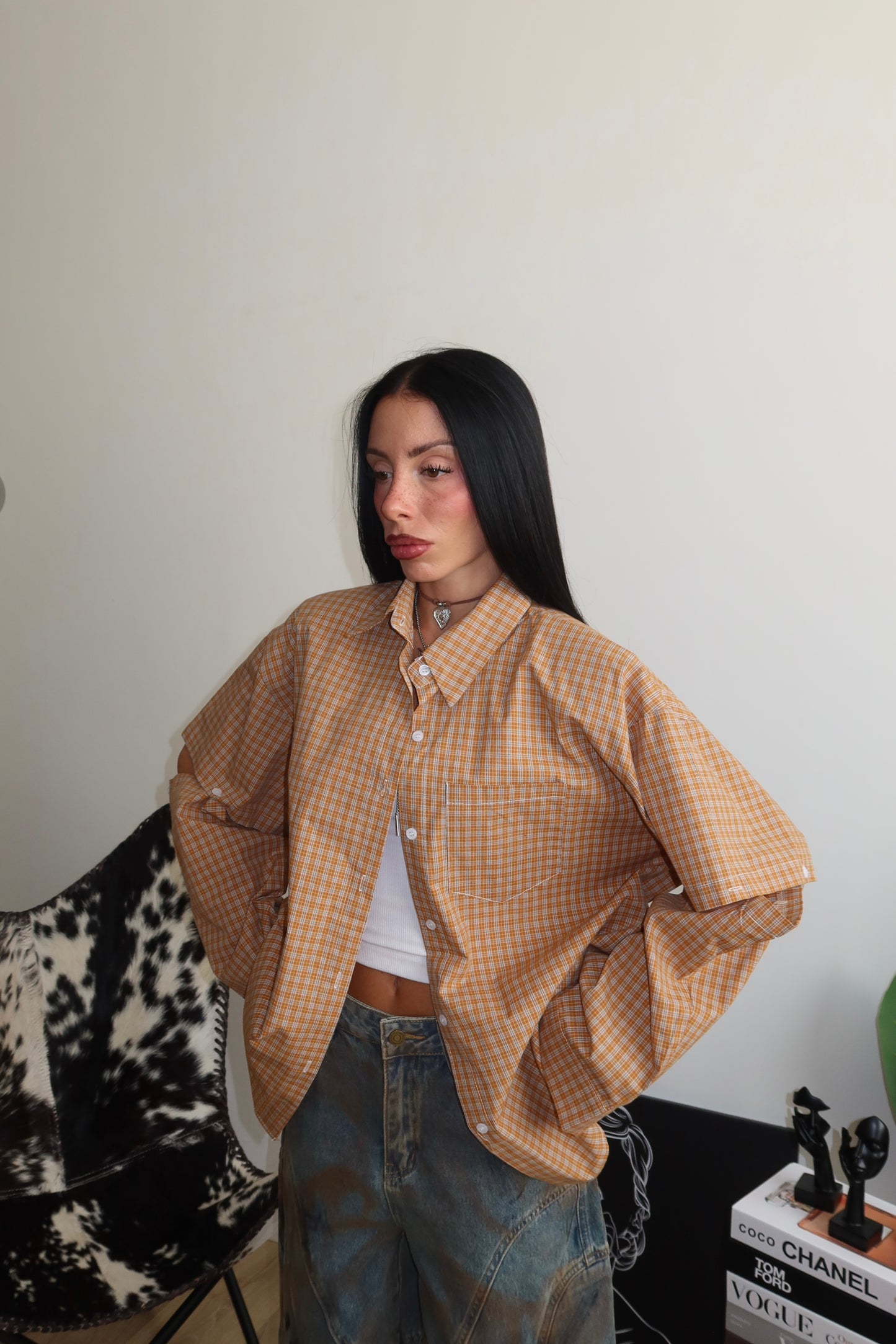 Camicia BUTTONS DOWN arancio