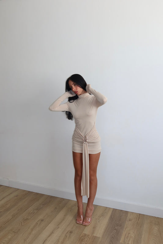 MiniDress SNAKE panna