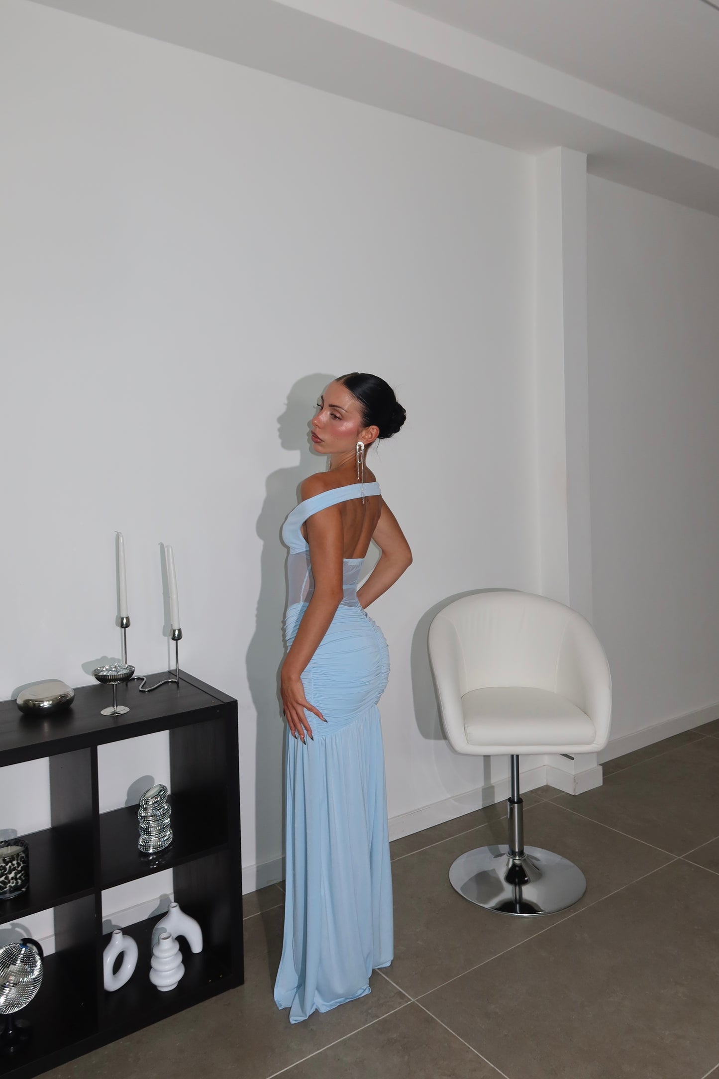 LongDress LEANDRA azzurro