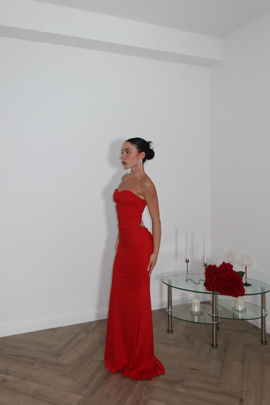 LongDress YVONNE rosso
