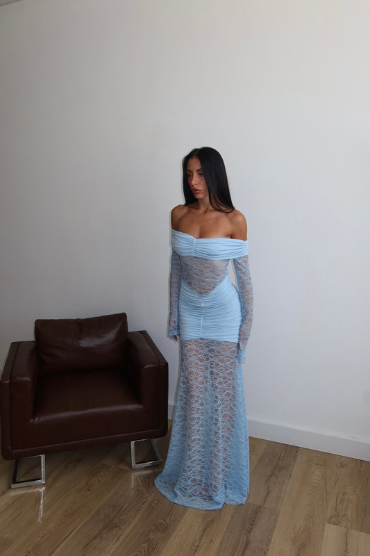 Dress IRINA azzurro
