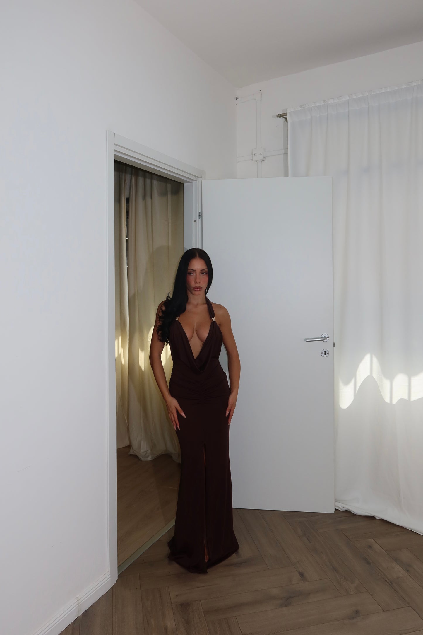 LongDress SASSY choco