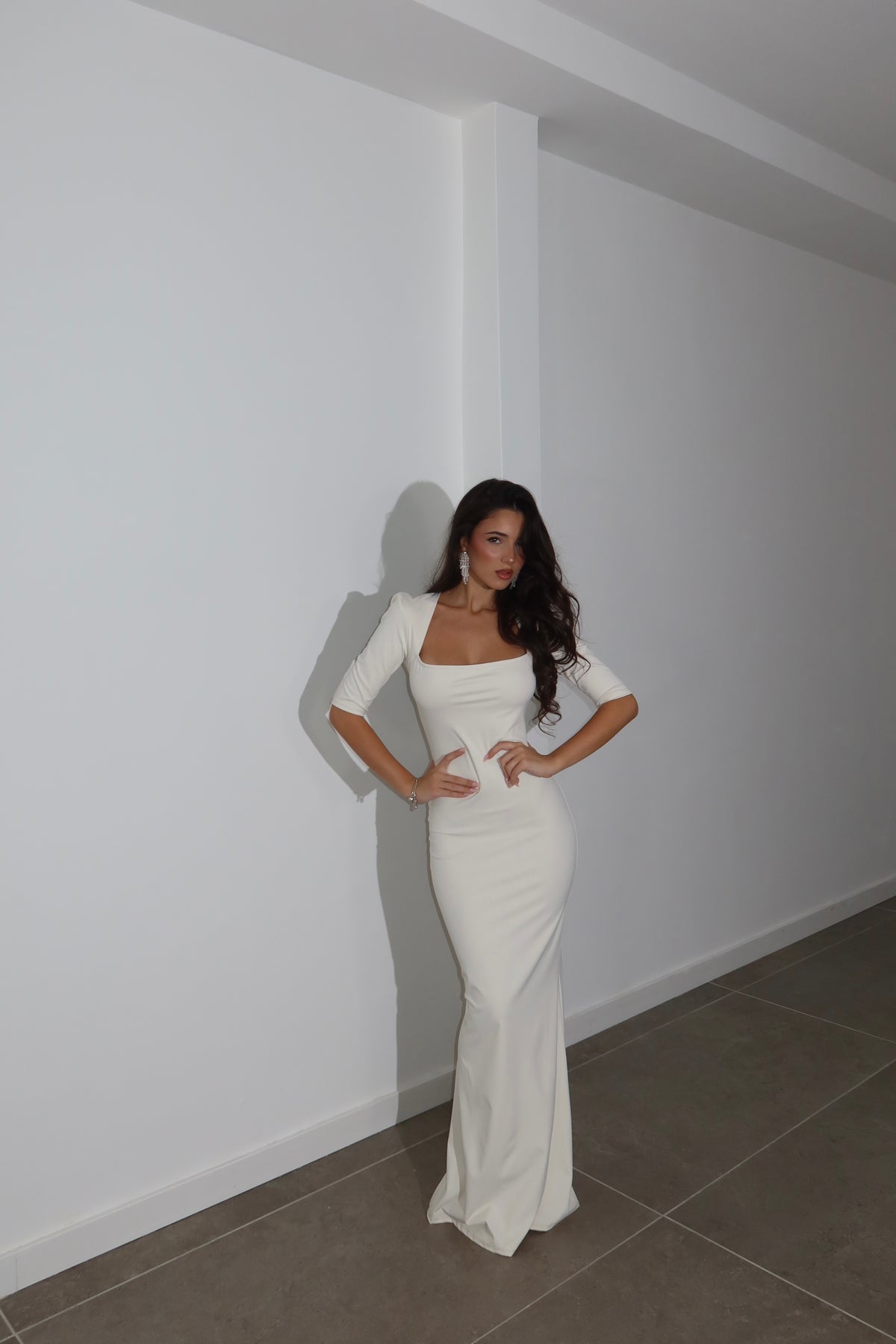 LongDress SPEND panna
