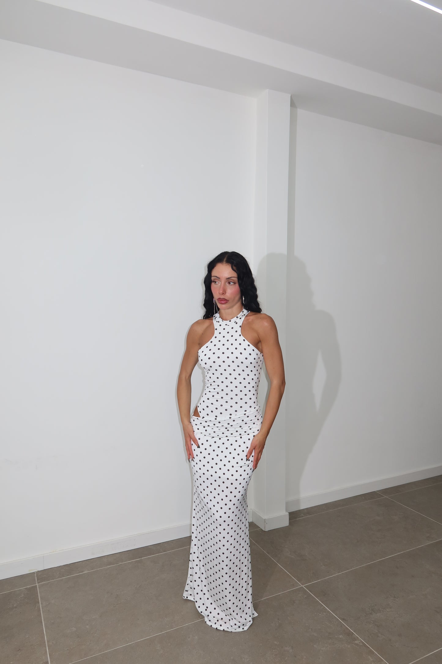 LongDress PAM POIS bianco