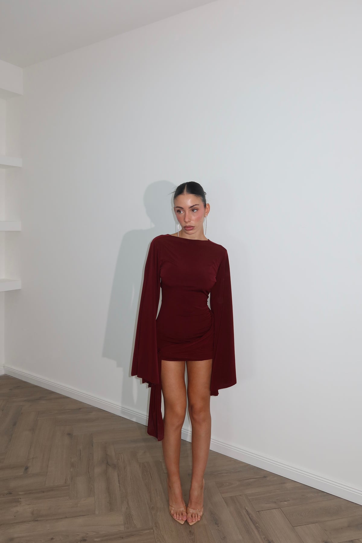 MiniDress PEAKY bordeaux