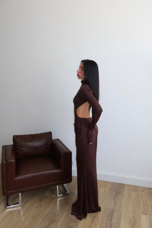 LongDress PALOMA choco
