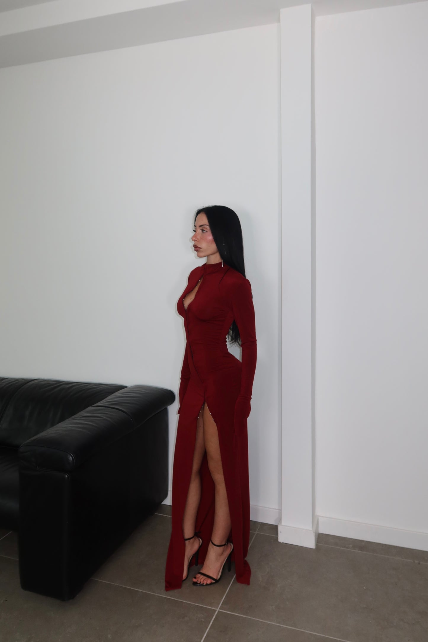 LongDress TASTING bordeaux