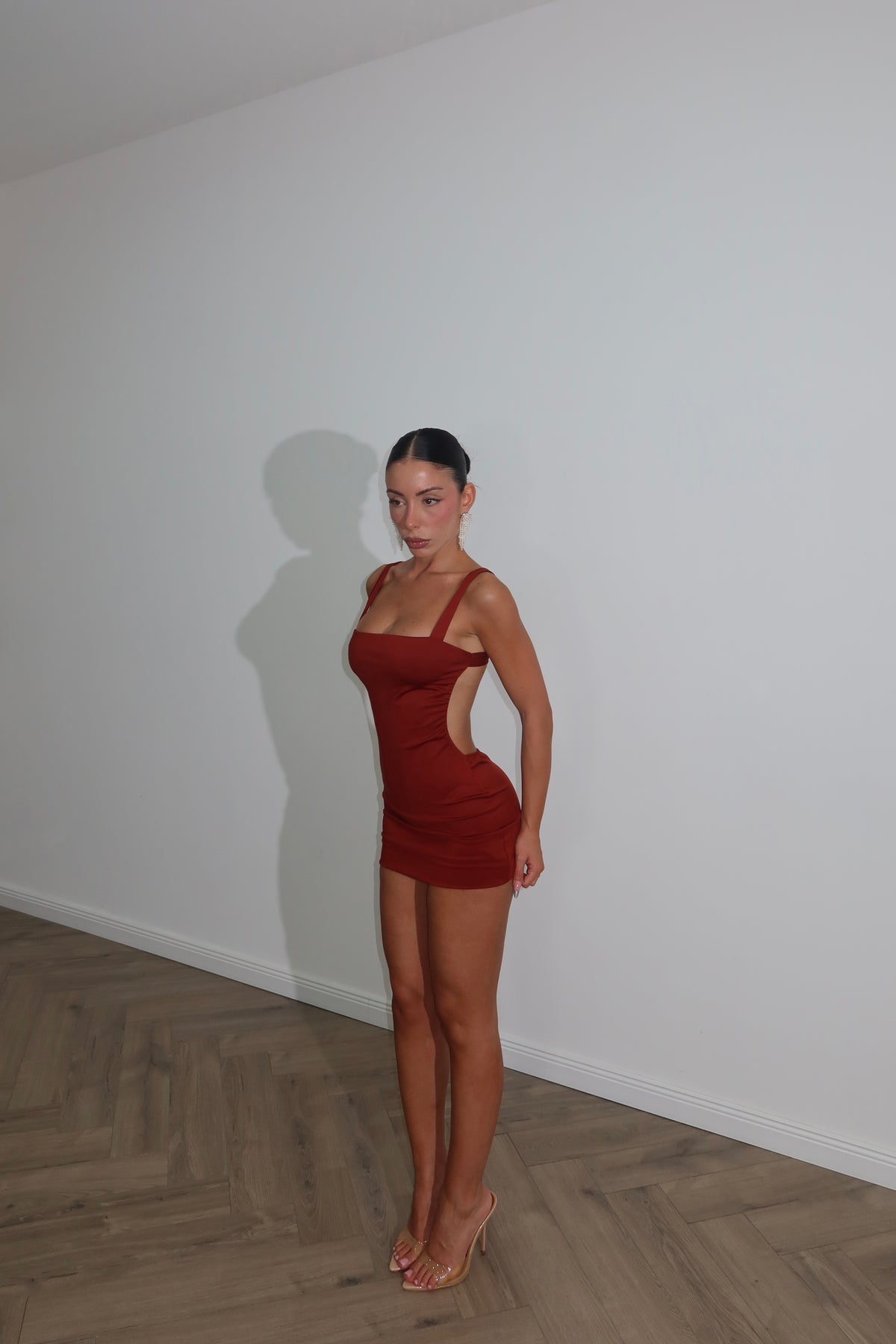 Minidress TOUCH ME ruggine
