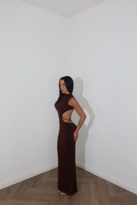 LongDress INTRECCIO choco